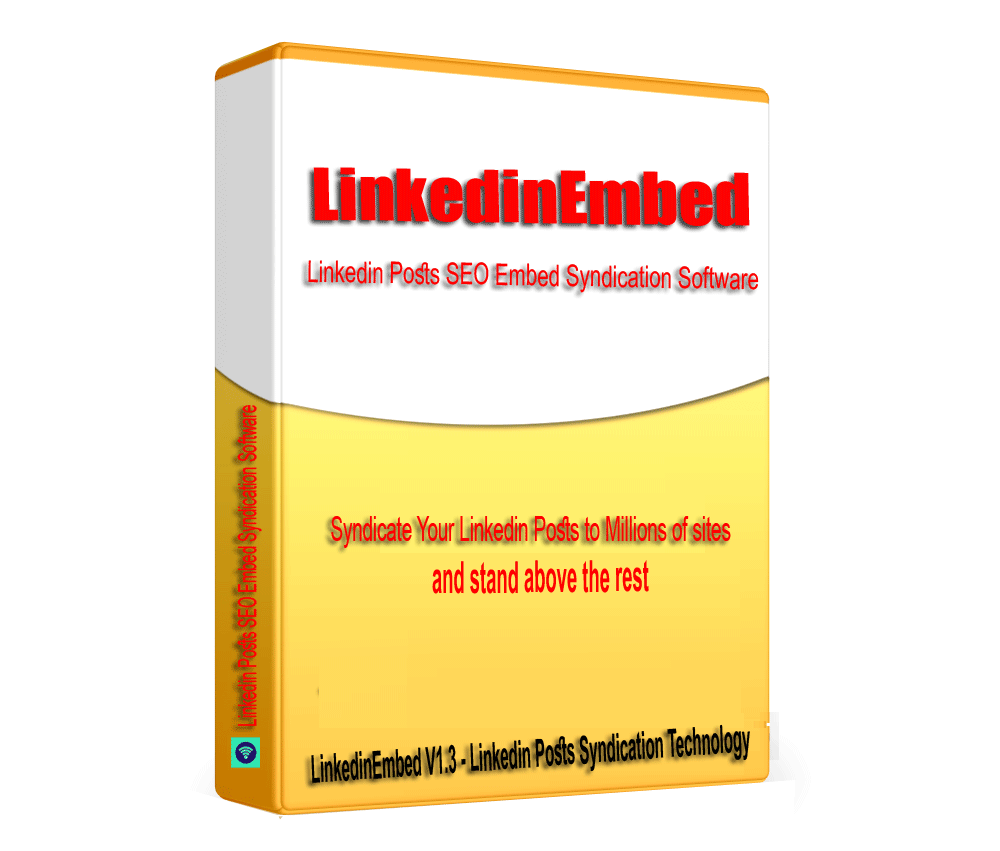 LinkedinEmbed - Linkedin Content Embed Syndication Software