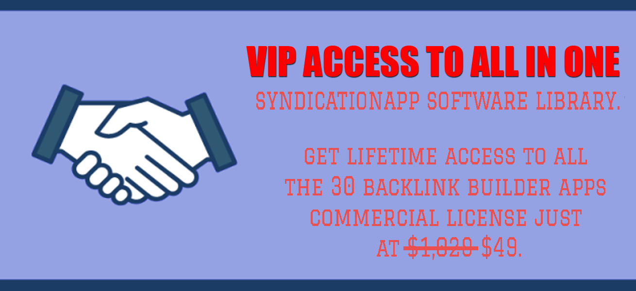 VIP Access To All In One SyndicationApp Software Bundle
