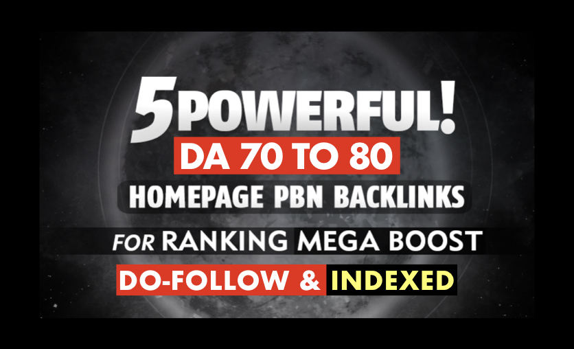 Explode Your SEO Rankings With DA 70 - 80 SEO Backlinks