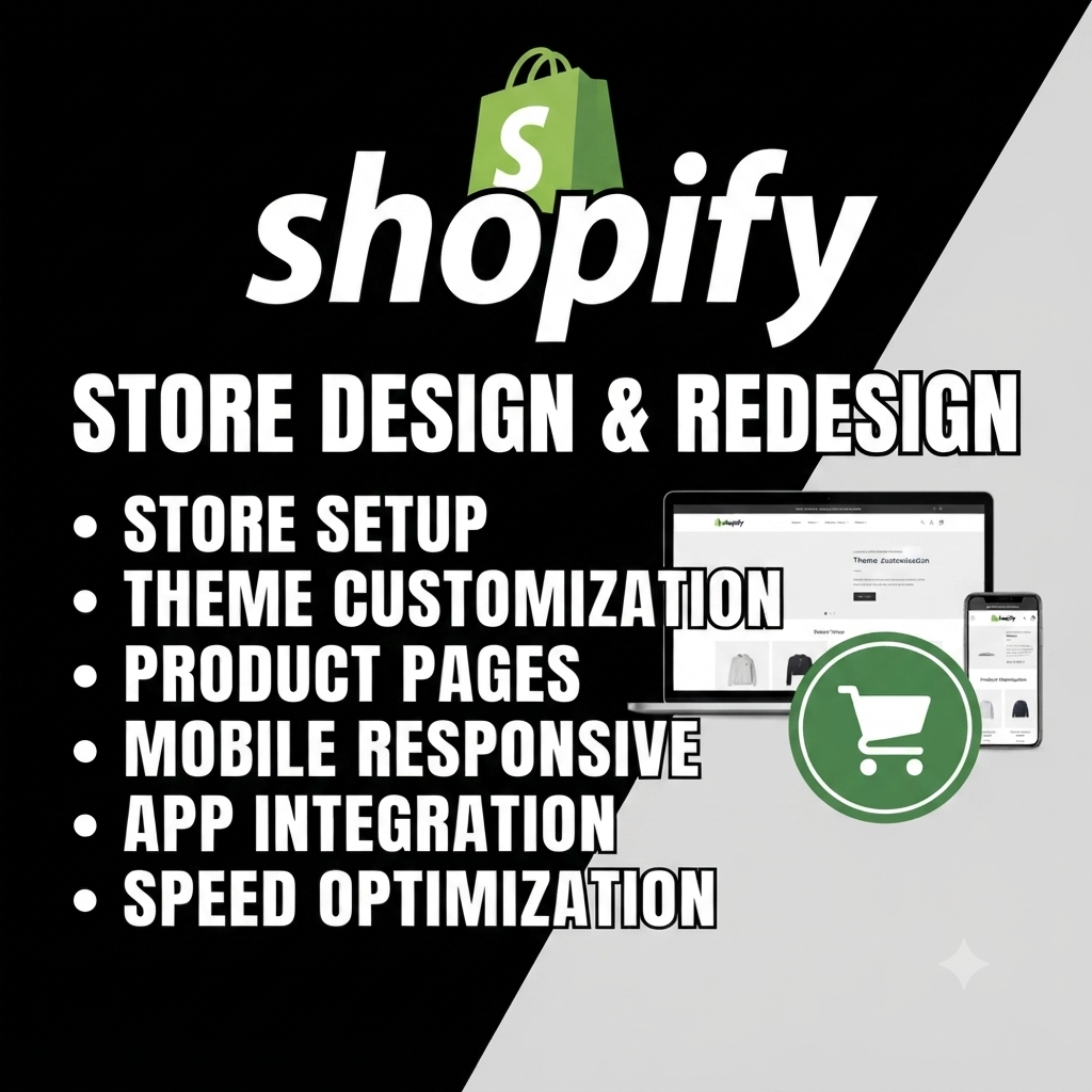 I Will Design or Redesign Your Shopify Store &mdash; Professional & Conversion Focused