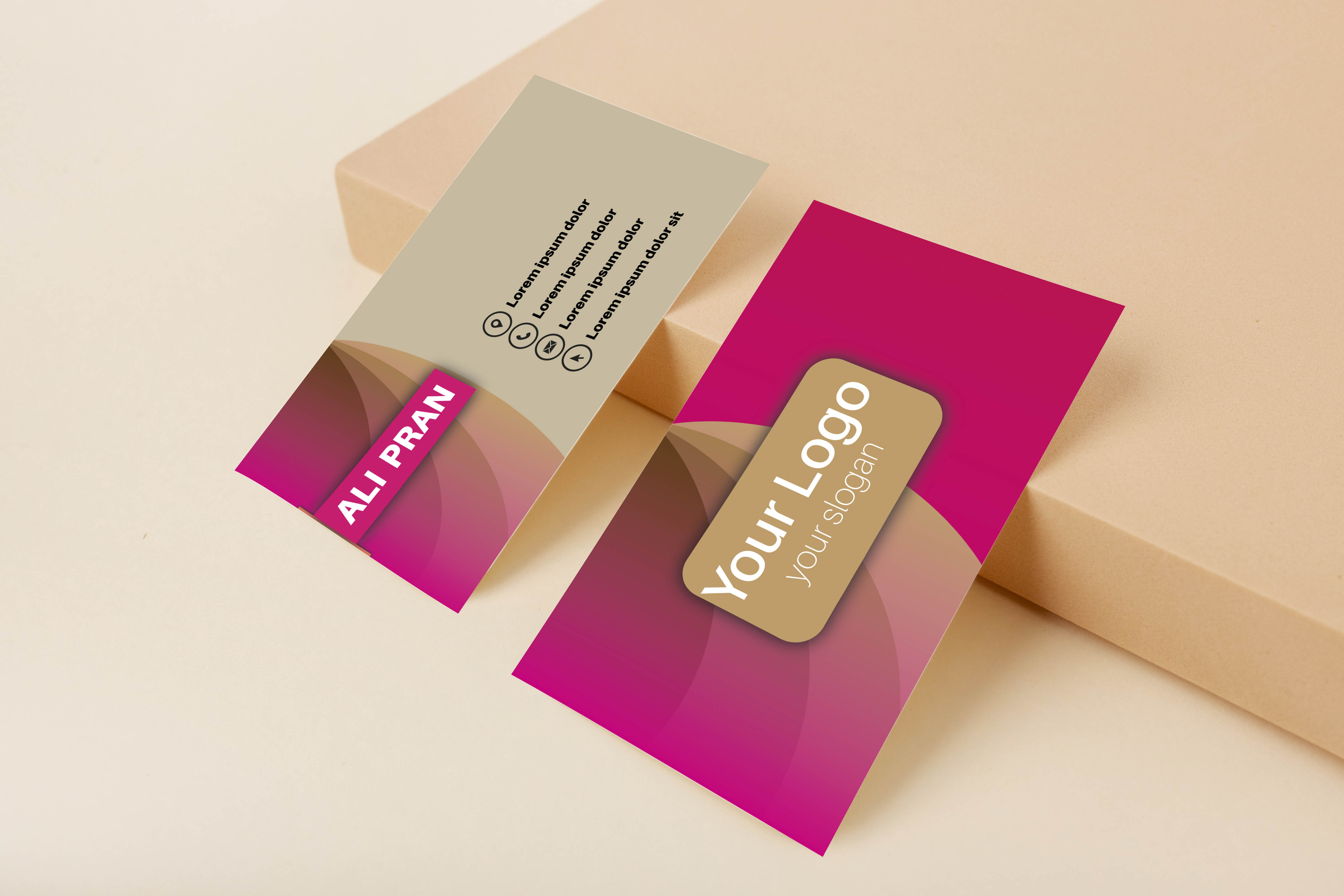 I will do 2 side Creative Business card 
