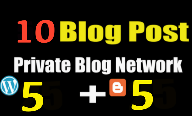 I Will Create 10 PBN Backlinks on Blogger and WordPress Platforms