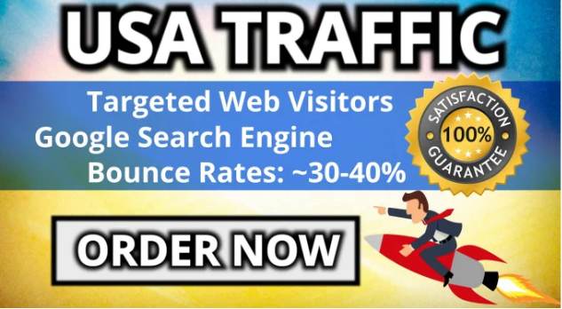 Real google USA TARGETED unlimited visitors traffic including keyword for 30 Days