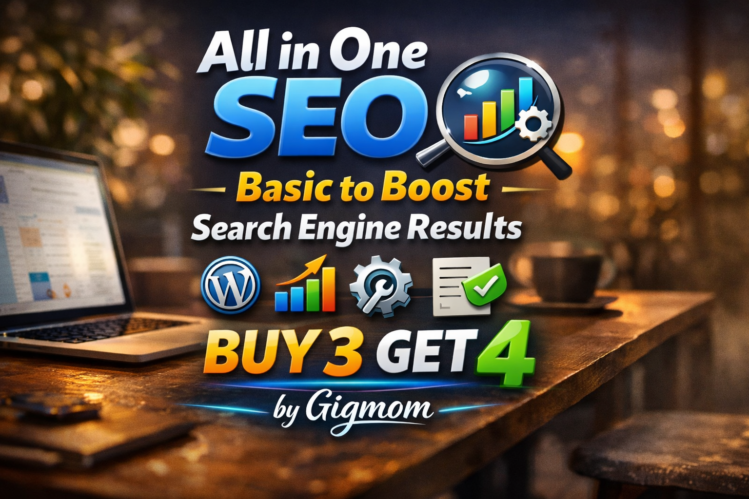 All in One SEO Basic to Boost Search Engine Results - Buy 3 Get 4