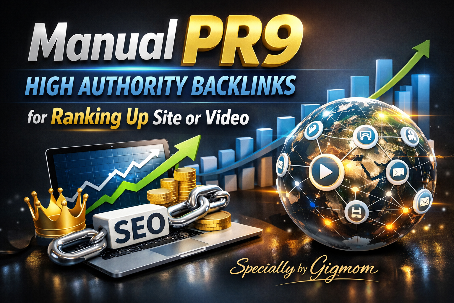 Manual 55 PR9 High Authority Backlinks for Ranking Up...