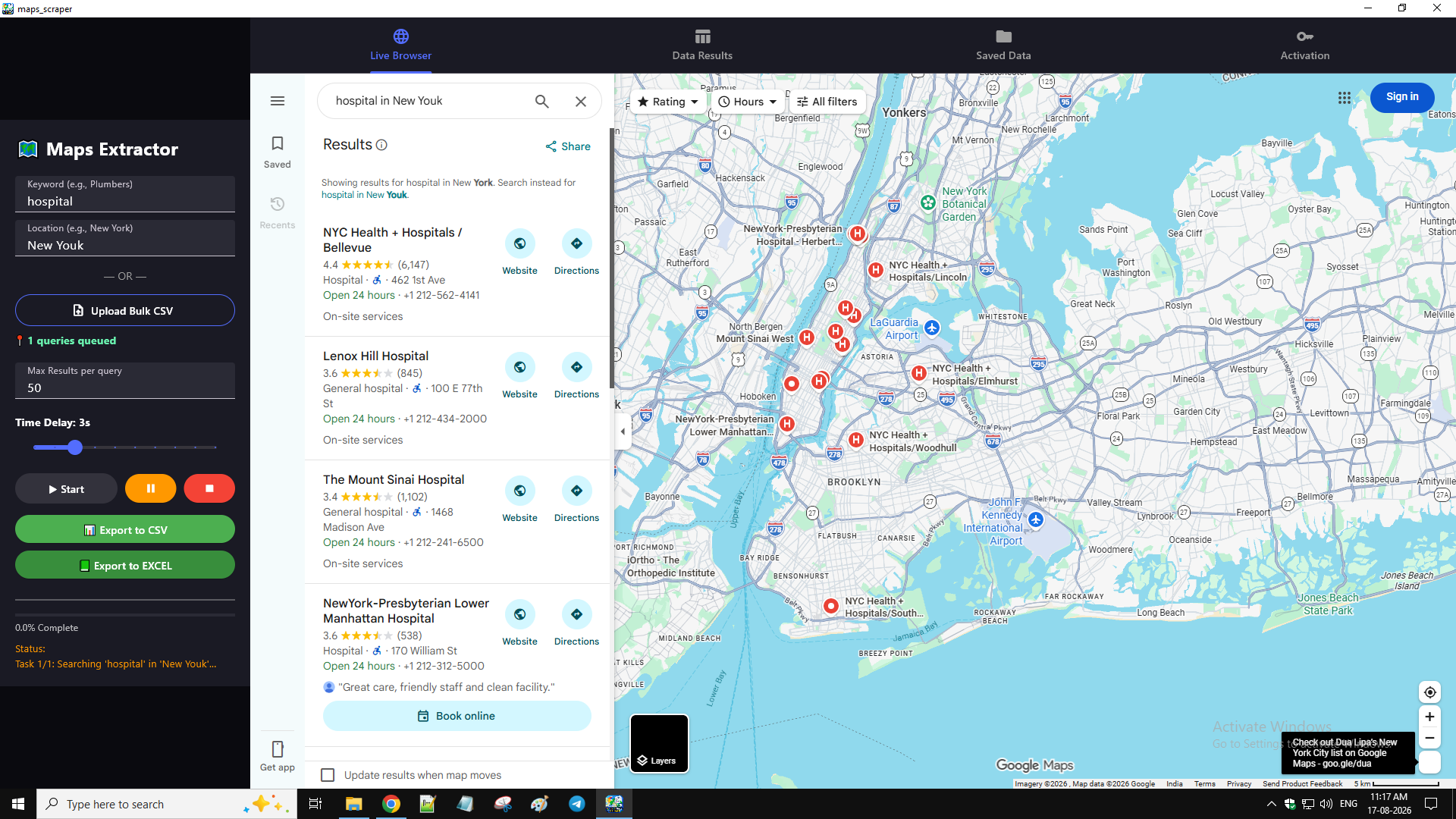 Google Maps Leads Extractor #1 Fastest Data Extractor