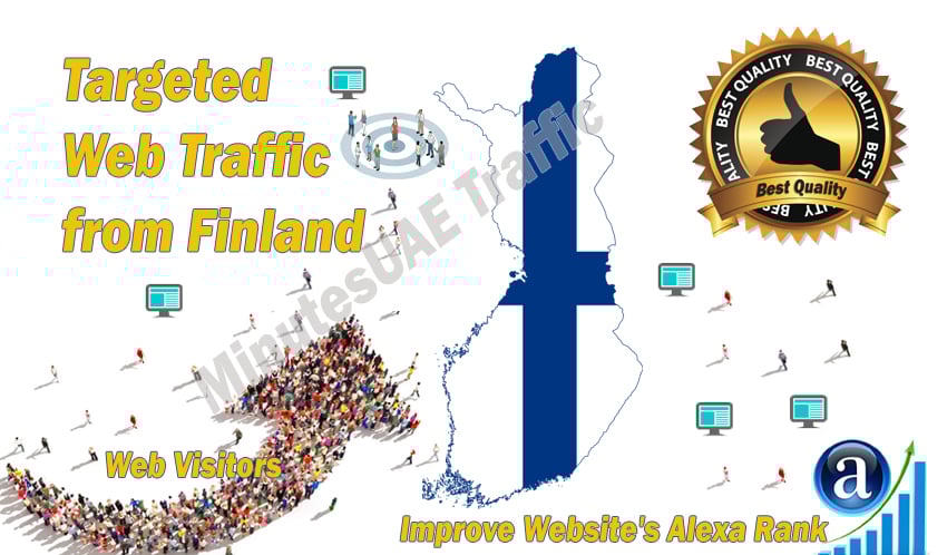 Finnish web visitors real targeted Organic web traffi...