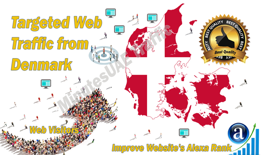 Danish web visitors real targeted Organic web traffic from Denmark