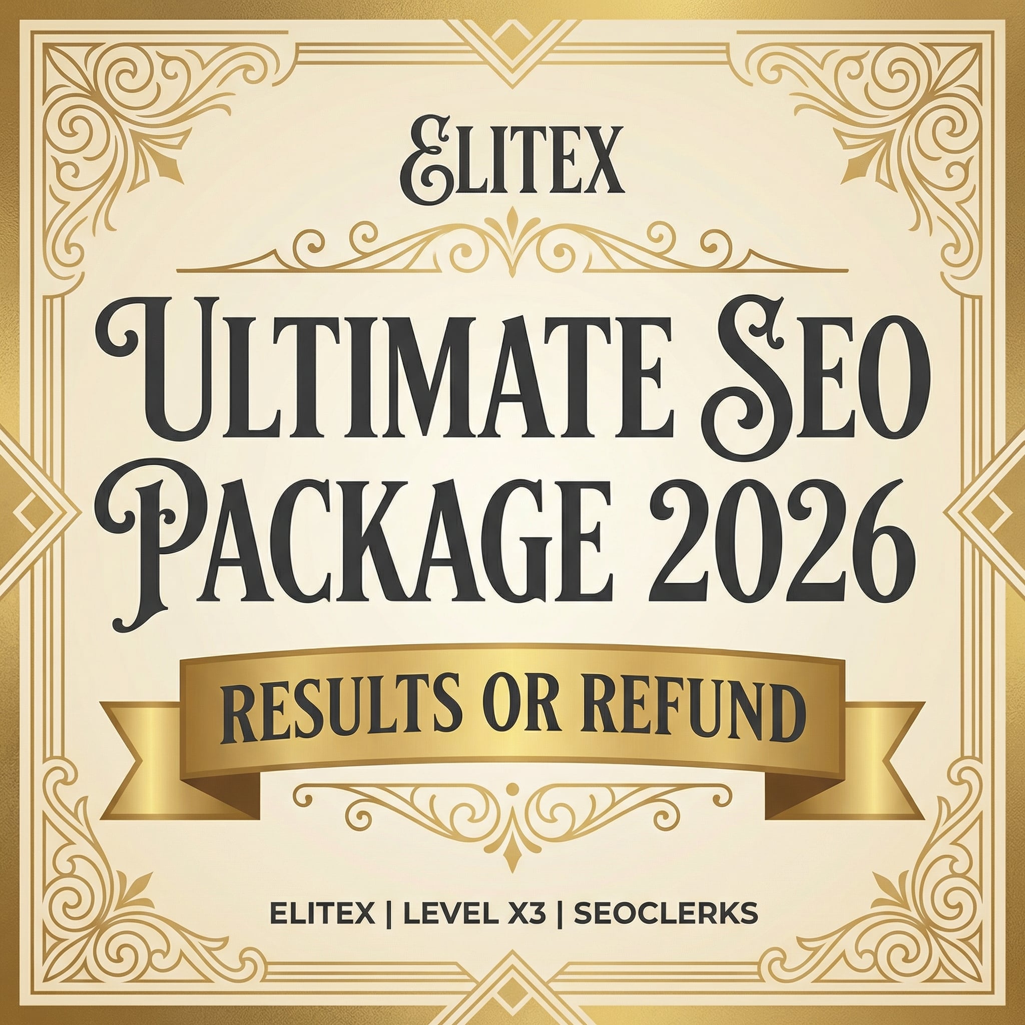 EliteX Guaranteed Rankings or Full Refund - Advanced SEO Package V2.0 with Real-Time Rank Tracker