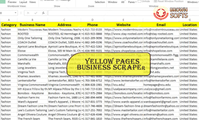 We Provide Yellow Pages Data Scraping Services