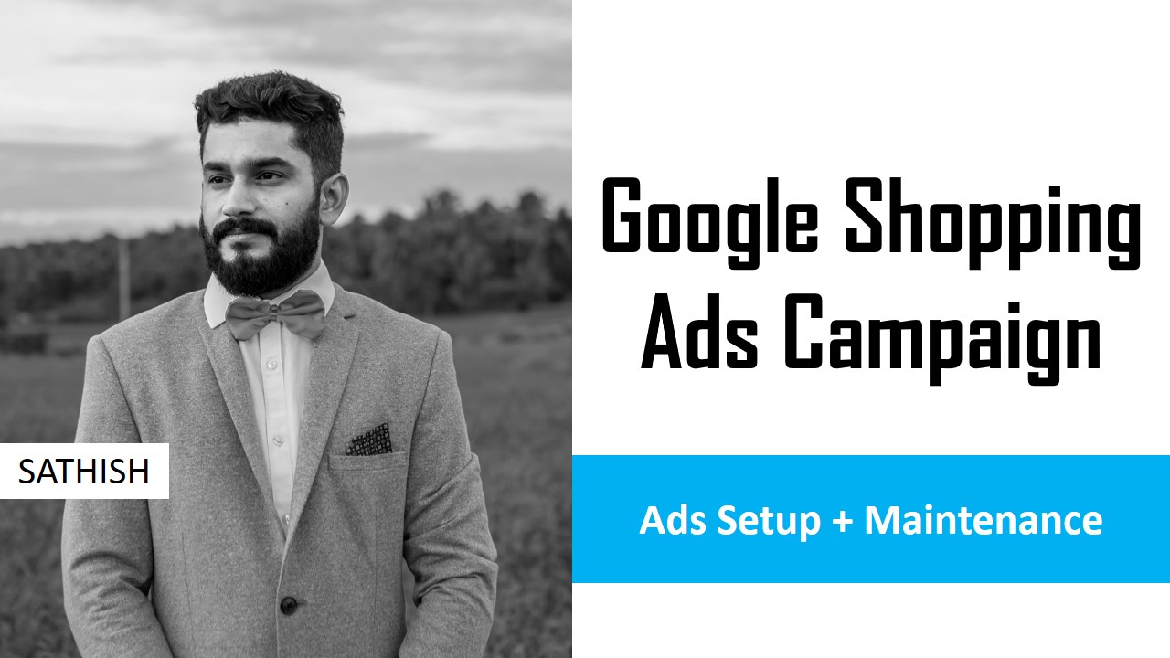 Setup and Maintain the Google Adwords Shopping Campai...