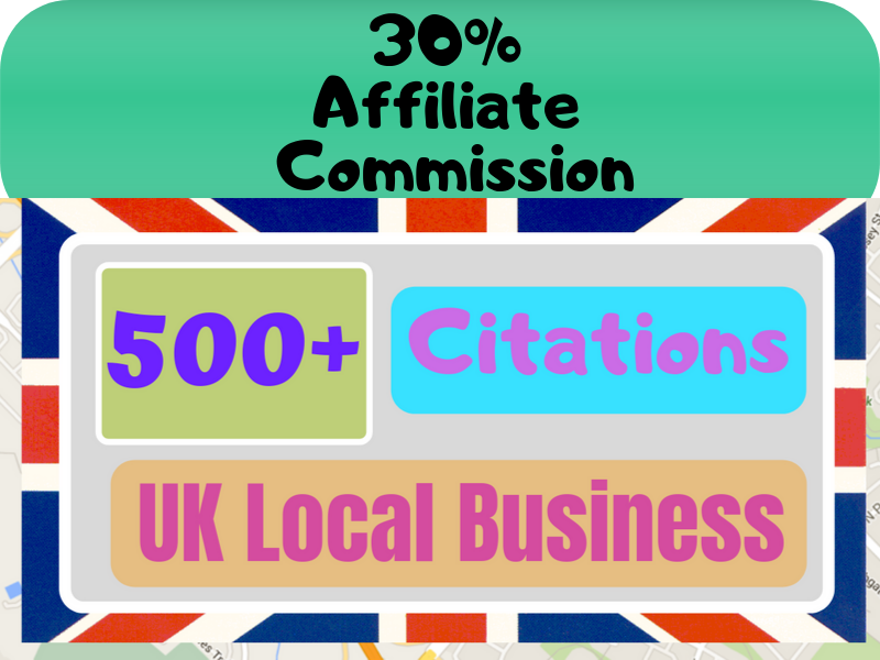 500+ UK Local Listing Citations For Your Business || 30% Affiliate Commission