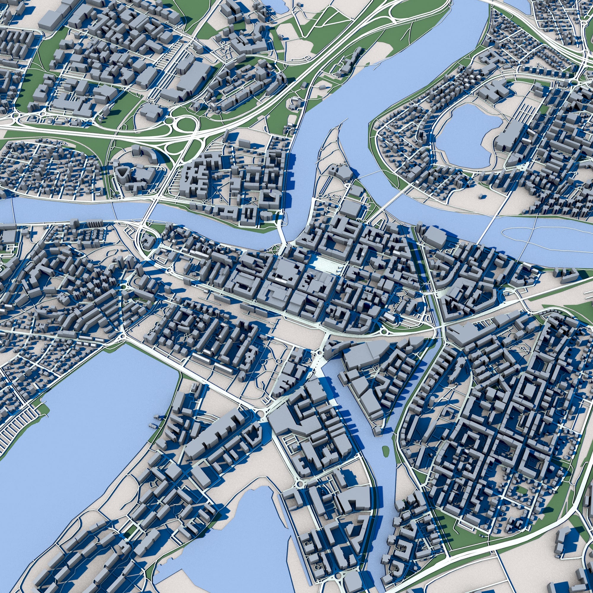 I will create 3D City models from google maps coordinates