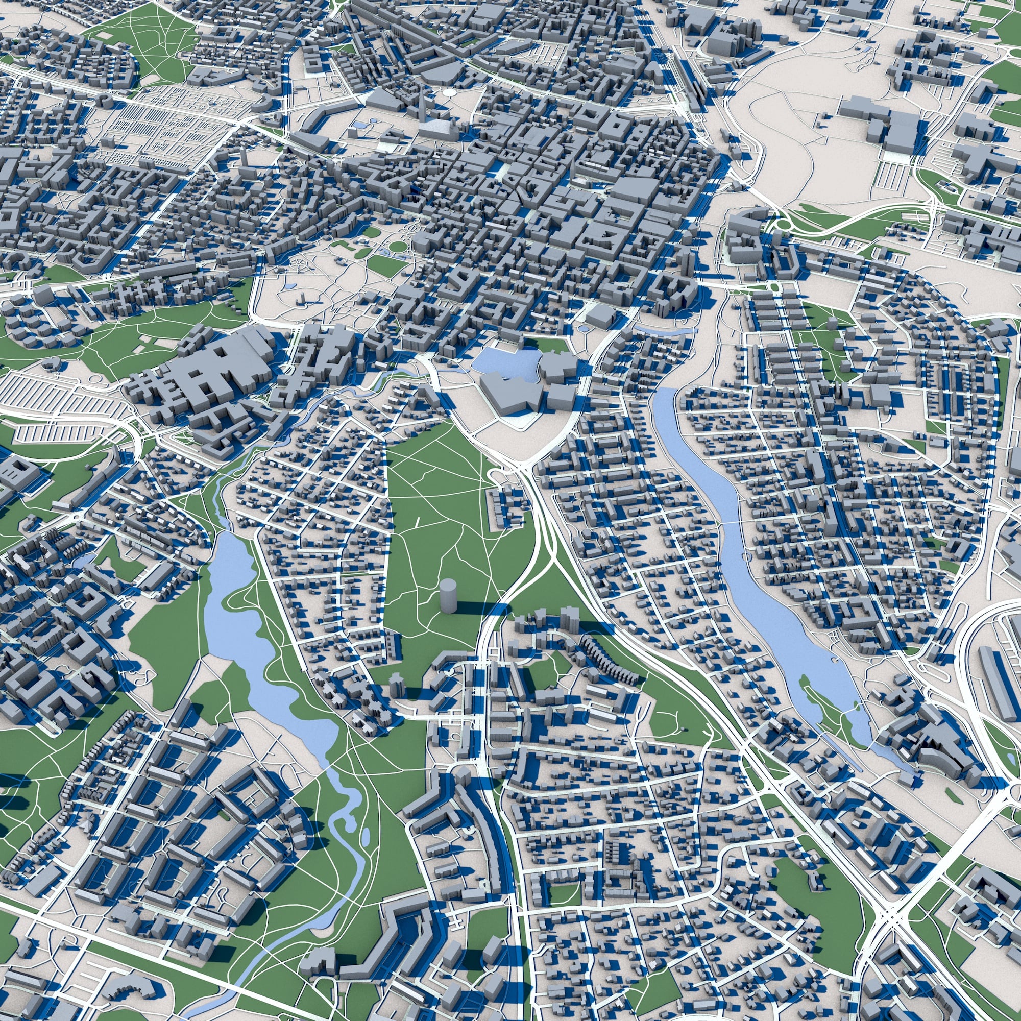 I will create 3D City models from google maps coordinates