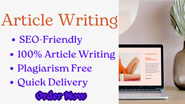 2 x SEO-Friendly blog posts for your website (700 Words and above)