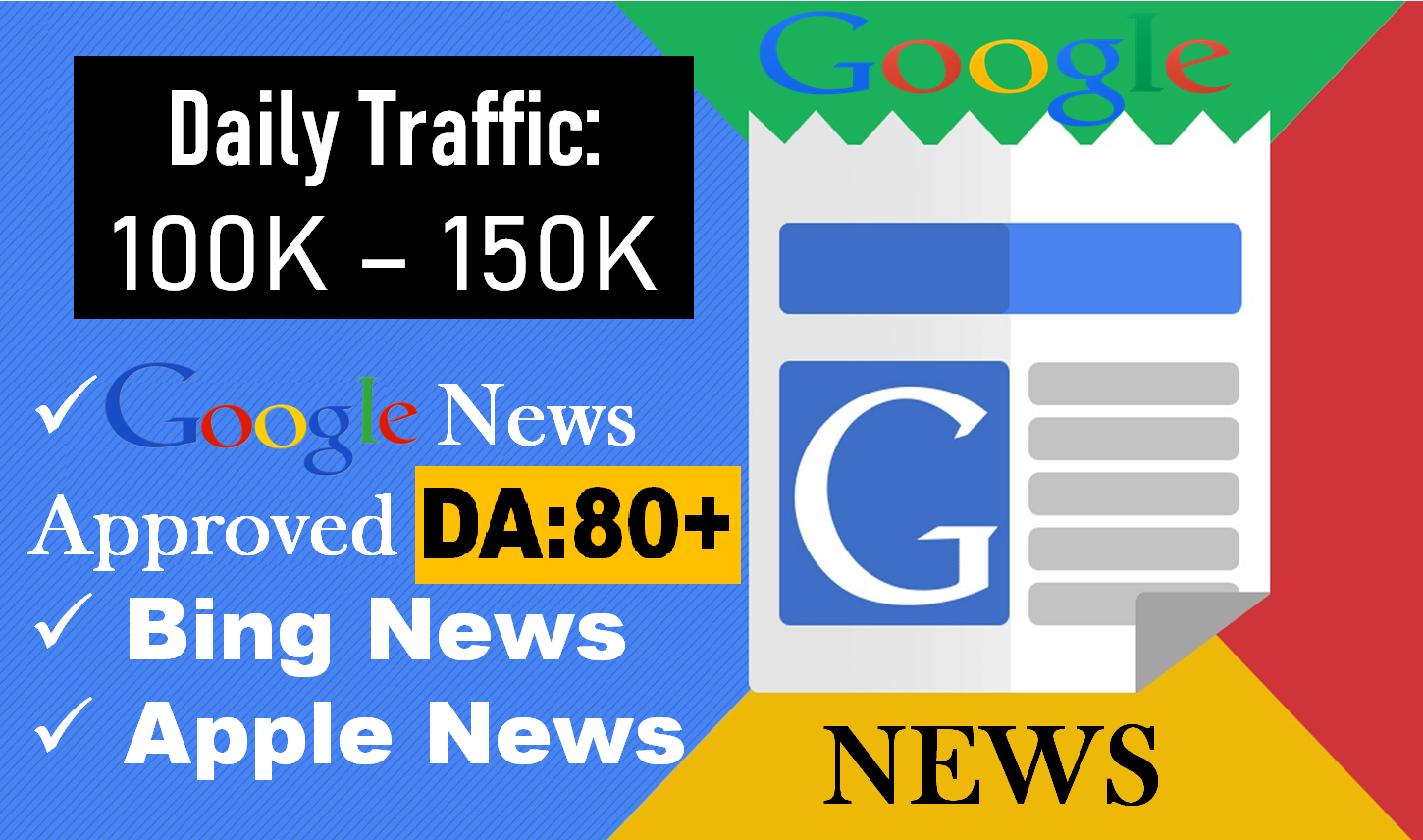 Publish on Google news Approved With Permanent Backlink