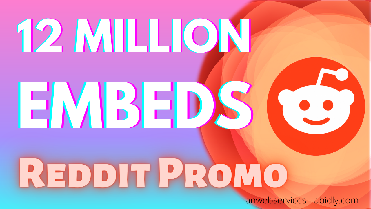12 Million Reddit Post Embeds And Backlinks