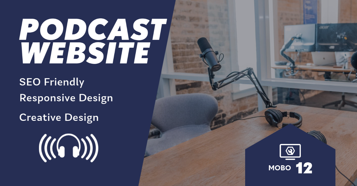 I will create a responsive podcast website