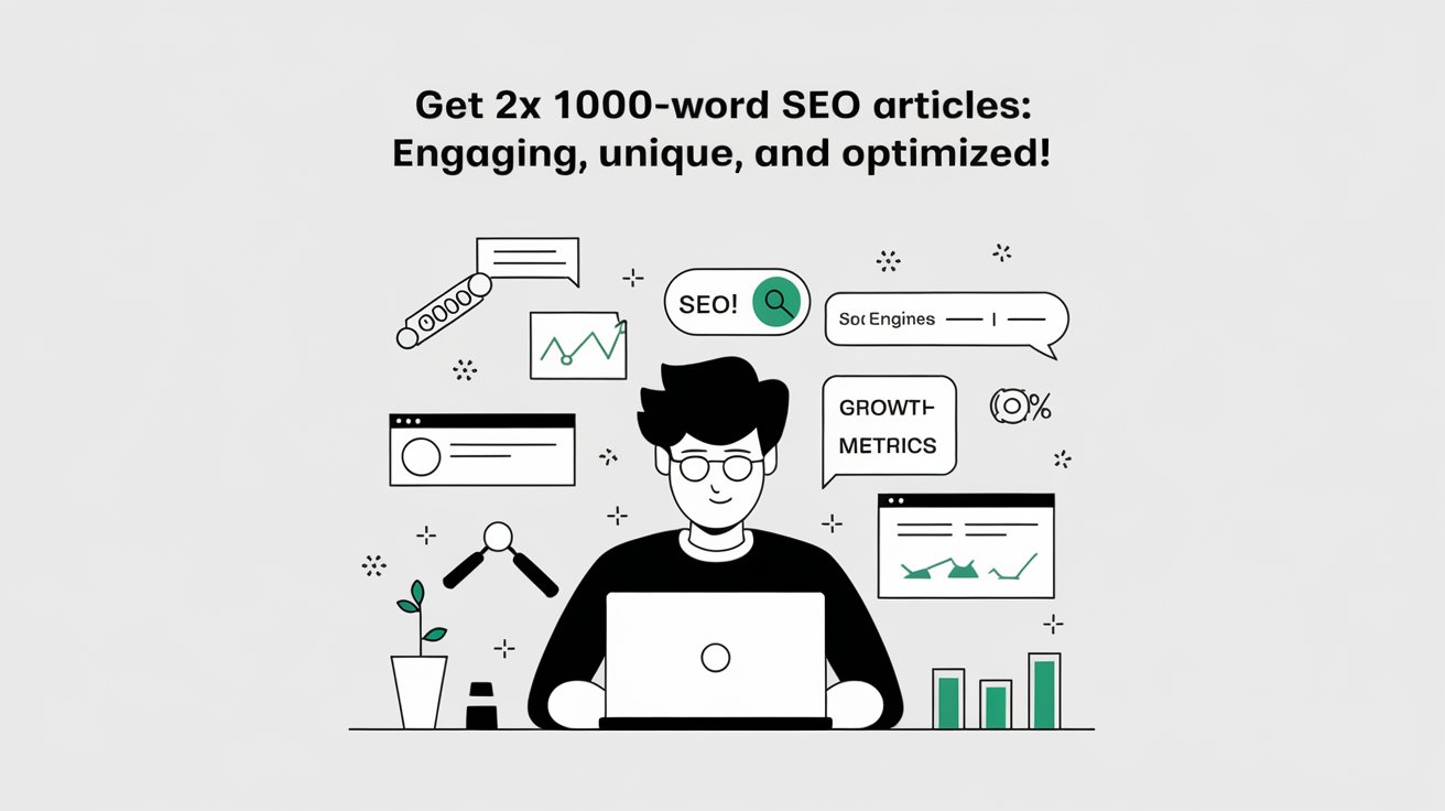 Get 2x 1000-Word SEO-Optimized Articles or Blog Posts by a Skilled Web Content Writer