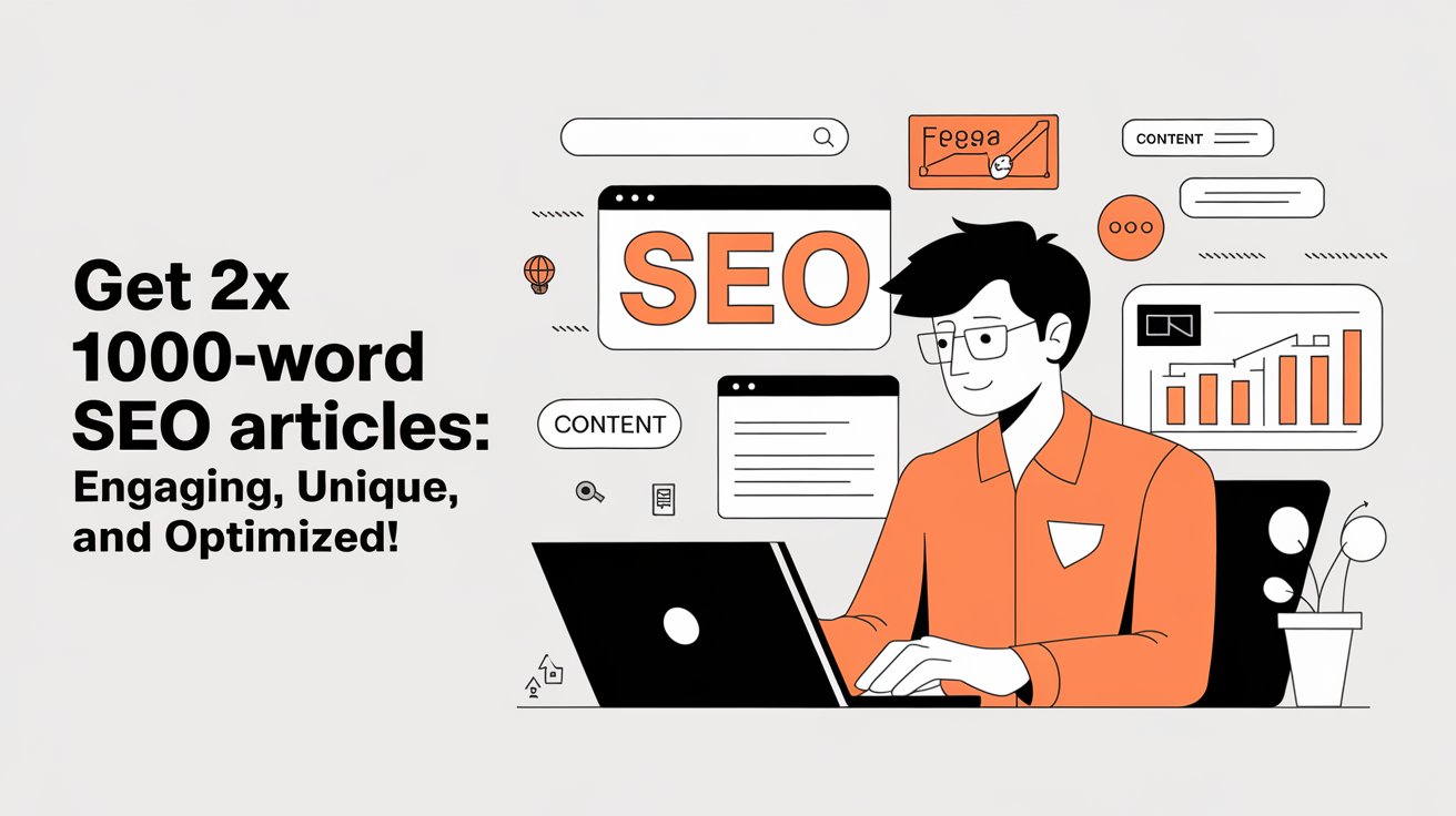 Get 2x 1000-Word SEO-Optimized Articles or Blog Posts by a Skilled Web Content Writer