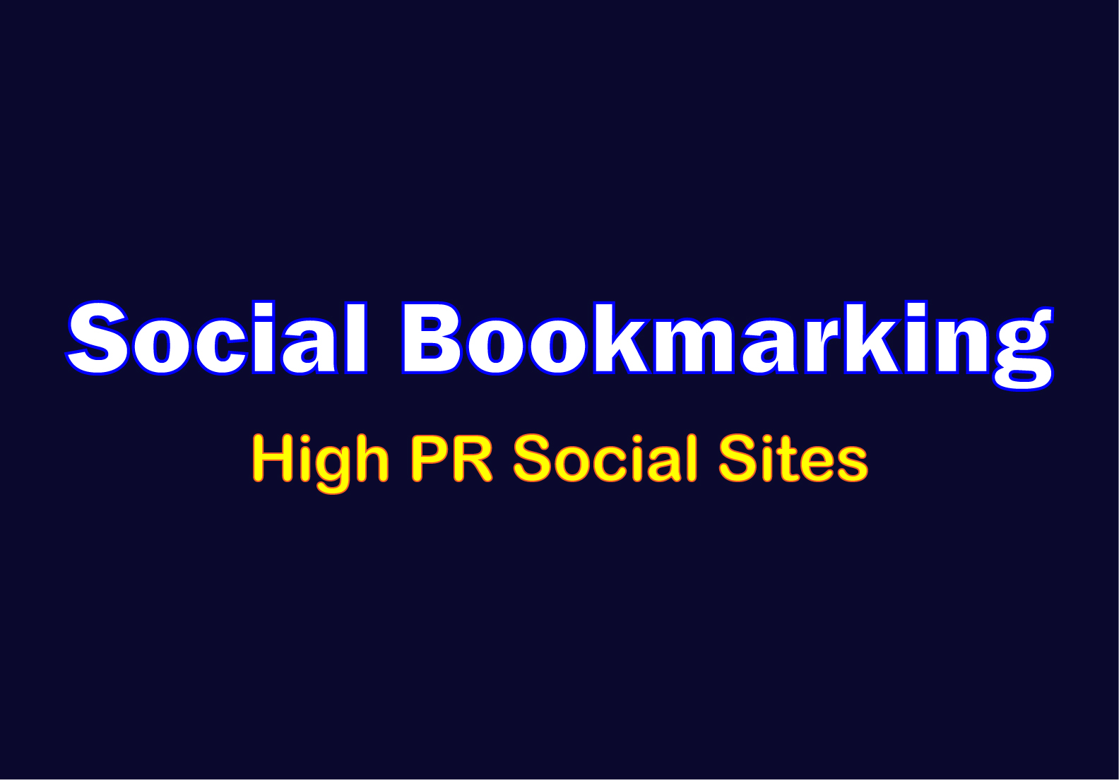 I will Bookmark Your Site into Social Bookmarking Sit...