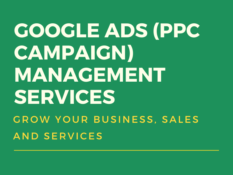 Google ads (AdWords PPC campaign) management services