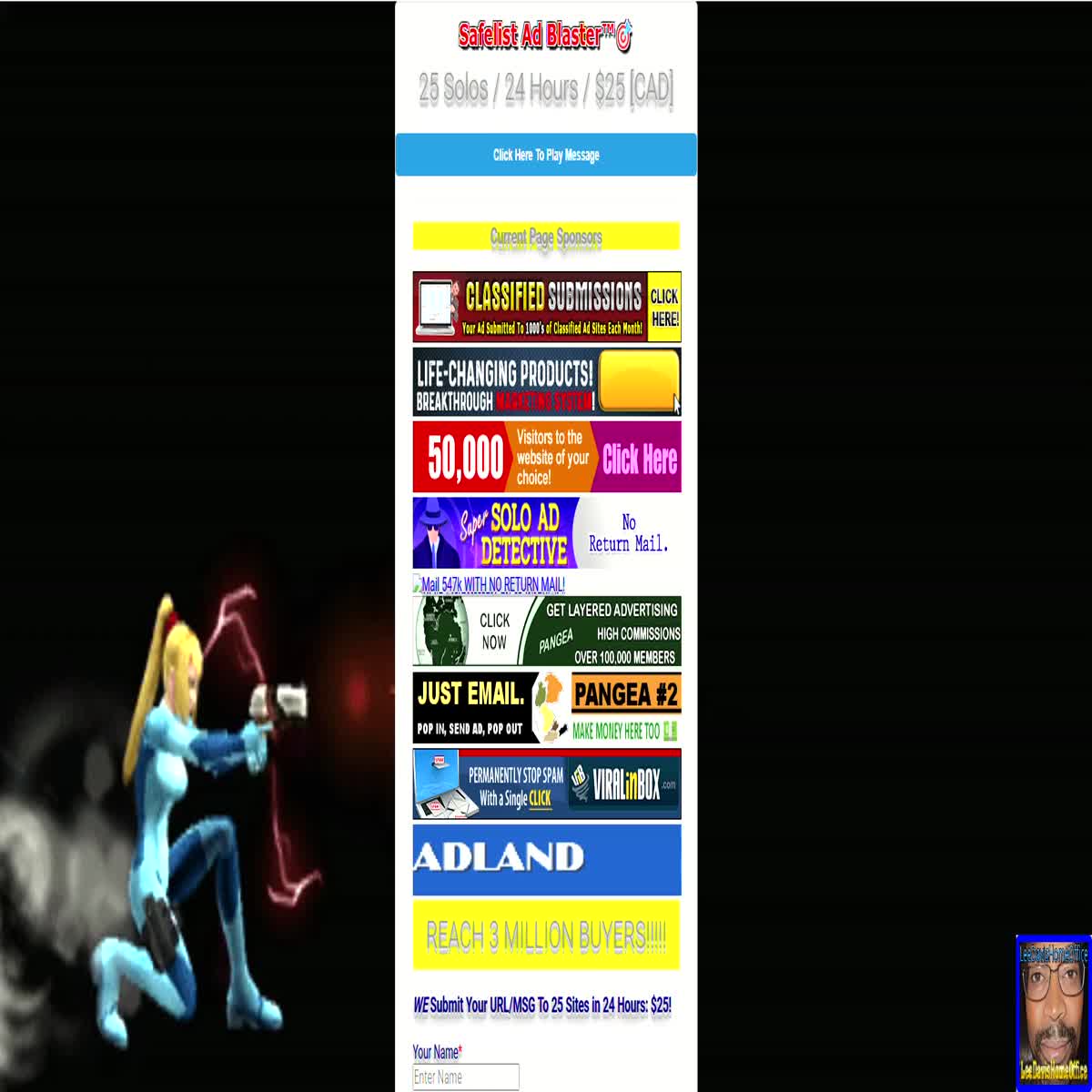 25 Safelist Solo Ad Submissions in 24 Hours