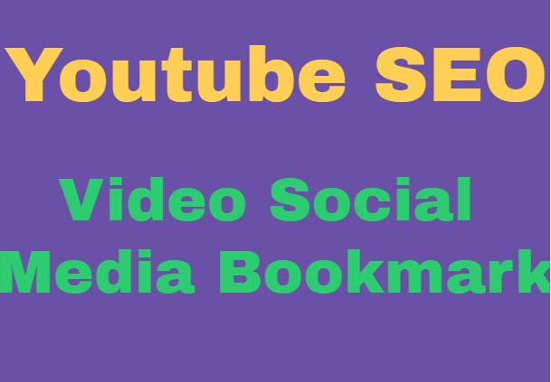 Youtube SEO 20 Social Media Bookmark to increase your videos rank.