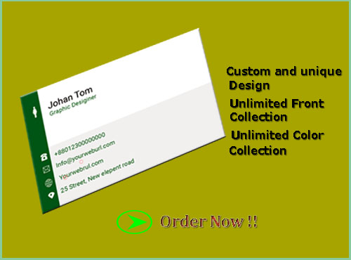 Amazing and unique Business card Design 