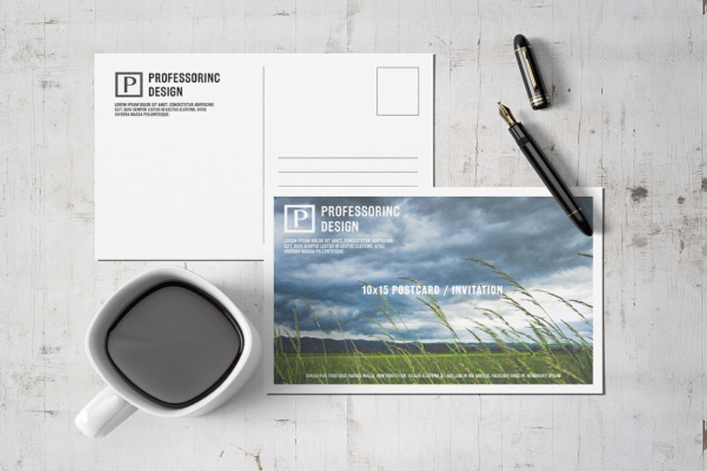 I will create professional postcard design