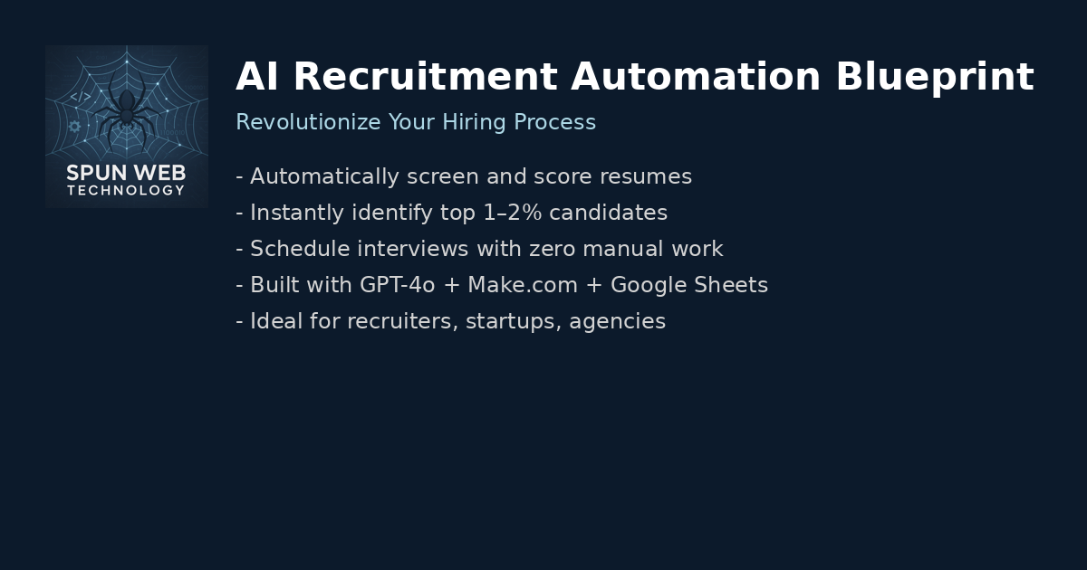 AI-Powered Hiring Automation Blueprint