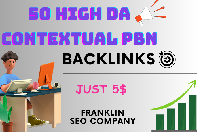Drive Organic Traffic With High DA 50+ Relevant Contextual PBN Backlinks