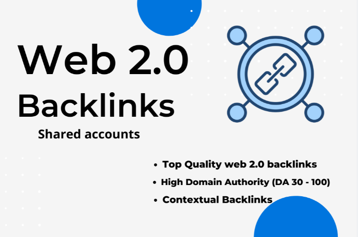 10 Top Quality Web 2.0 Blogs Backlinks (Shared accounts)