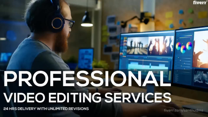 I Will Do Professional & Creative Video Editing Projects Starting 