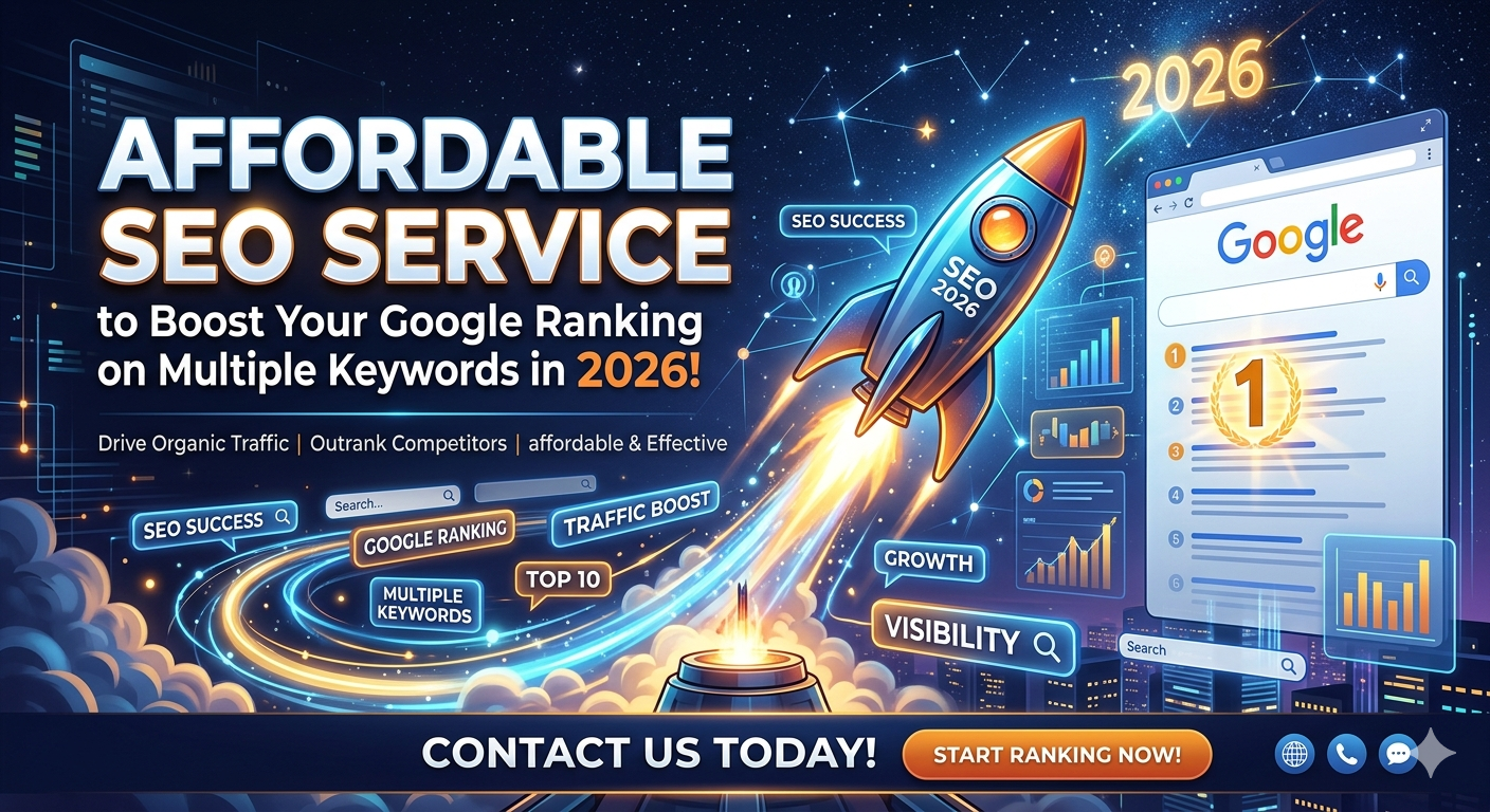 Affordable SEO Service to Boost Your Google Ranking on Multiple Keywords in 2026