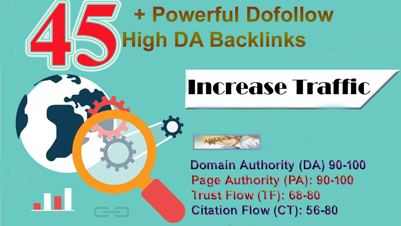 Boost Your Google Ranking 45+ Powerful High DA Dofollow Backlinks Instant Results 