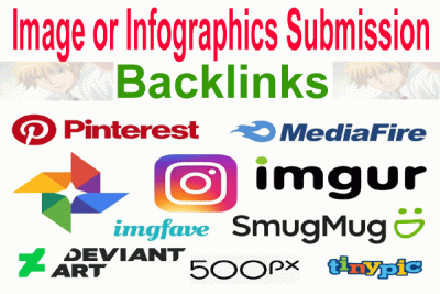 50+ Image or Infographics Submission Backlinks On High DA PA Sites Best Result