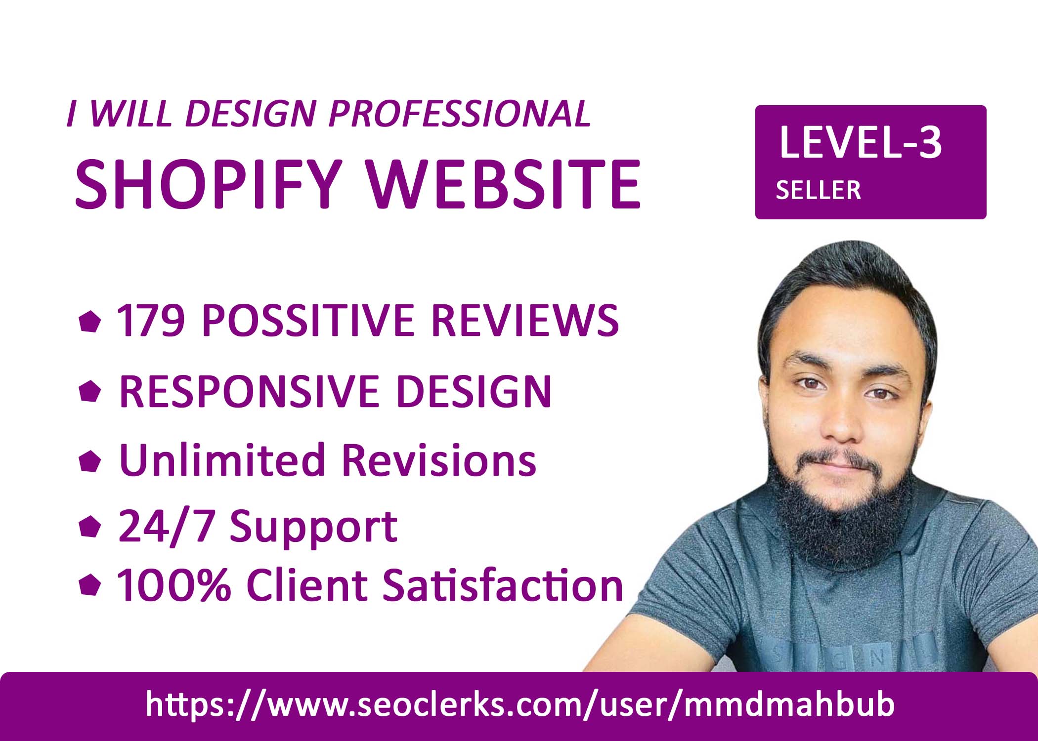 I will design or setup professional shopify website