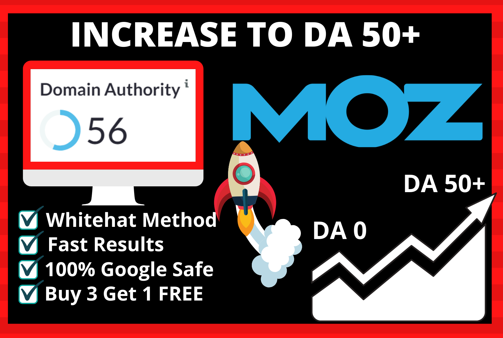 Whitehat Method - Will Boost Website DA 50+In 14 days
