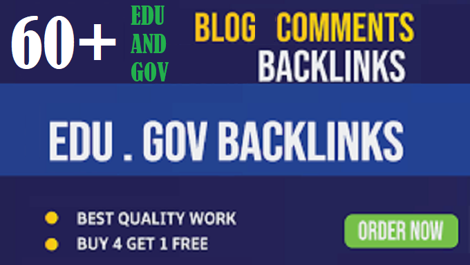 60 Plus EDU AND GOV - Improve Your Search ranking