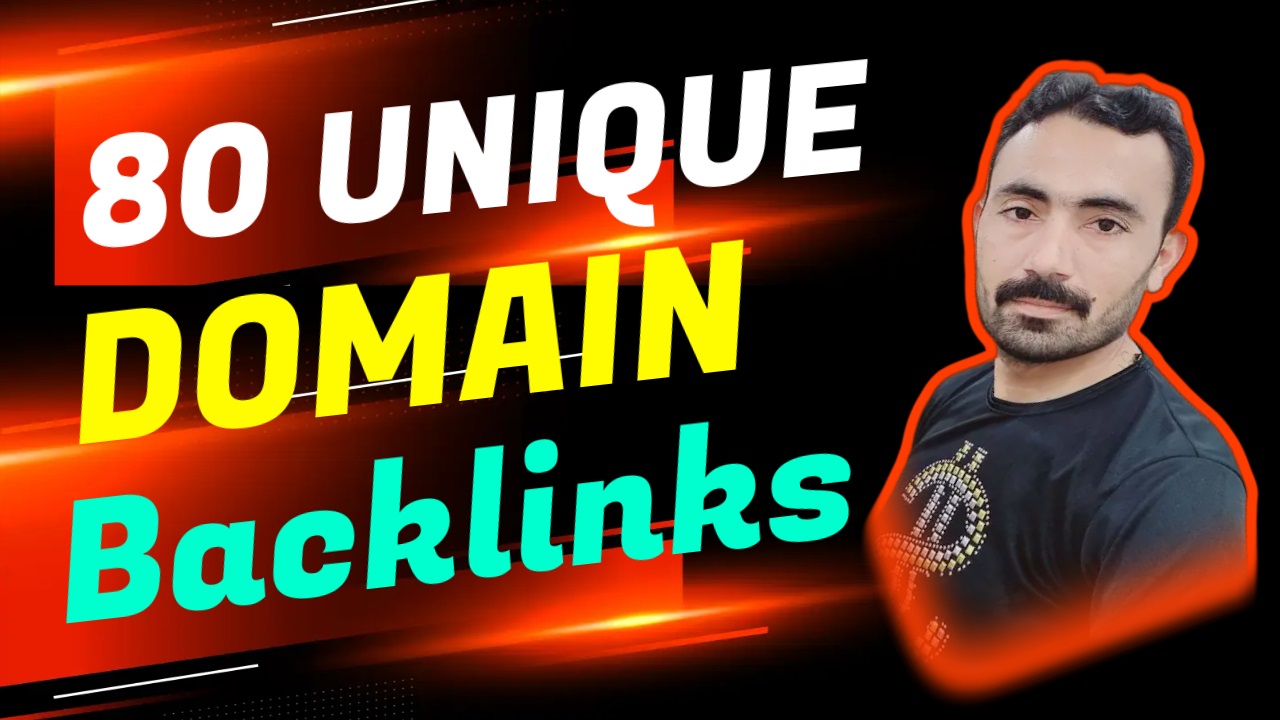 80 UNIQUE PR10 SEO BackIinks on DA100 Sites