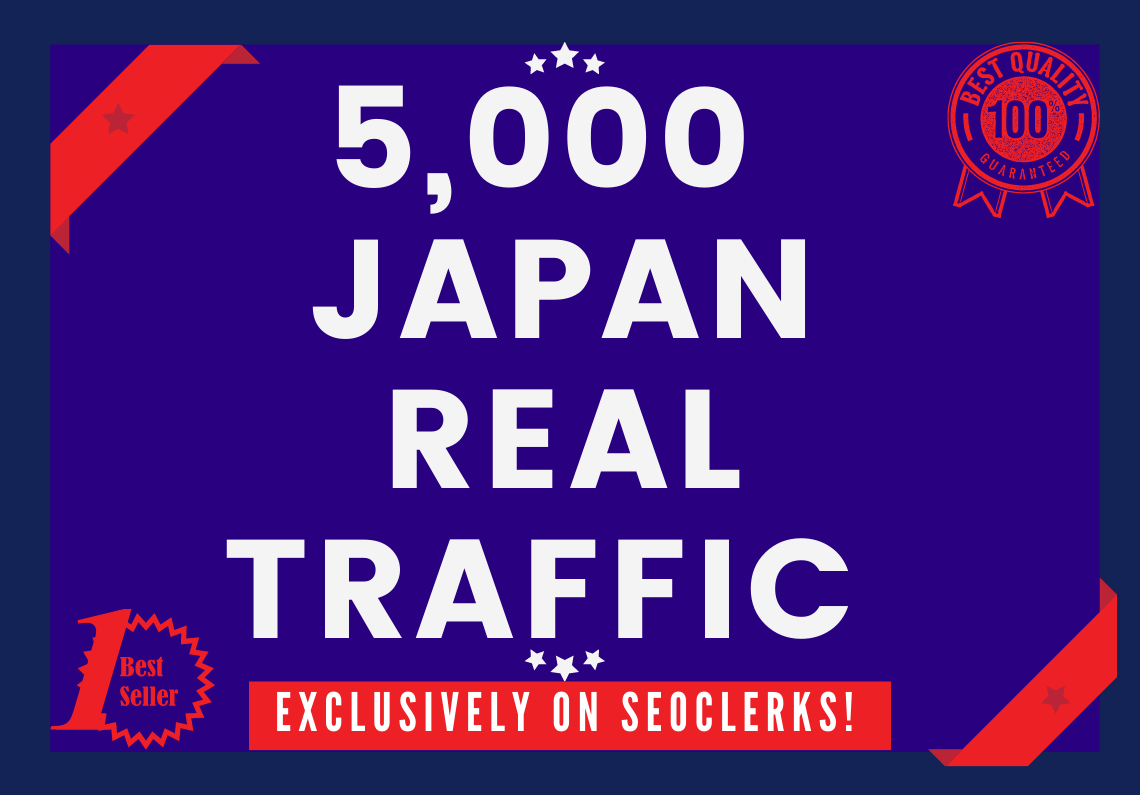 Send 5000+ Real Human Traffic from JAPAN