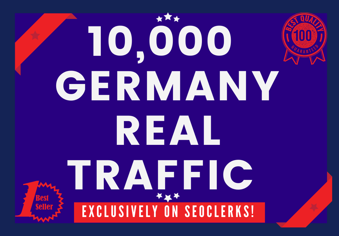 Send 10000+ Real Human Traffic from Germany
