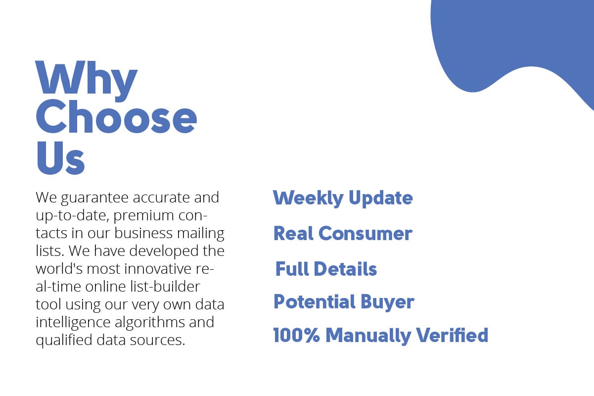 Buy Email List Provide UK 10,000 Consumer Potential Retail Buyer Email List Active & Verified 