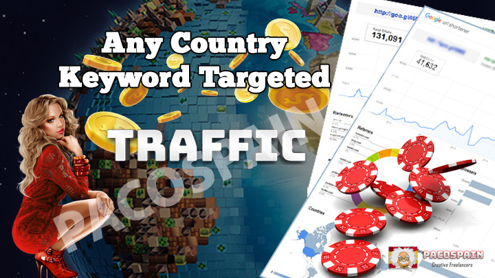 Adult - Casino Any Country, keyword Targeted Traffic