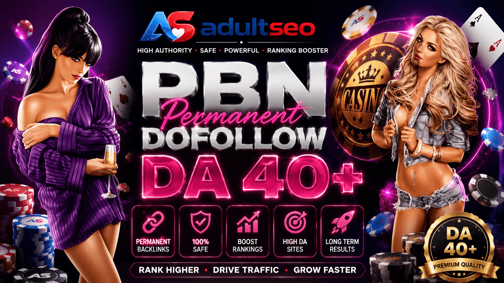 High Domain Authority 60 PBN Web2.0 Backlinks DA40