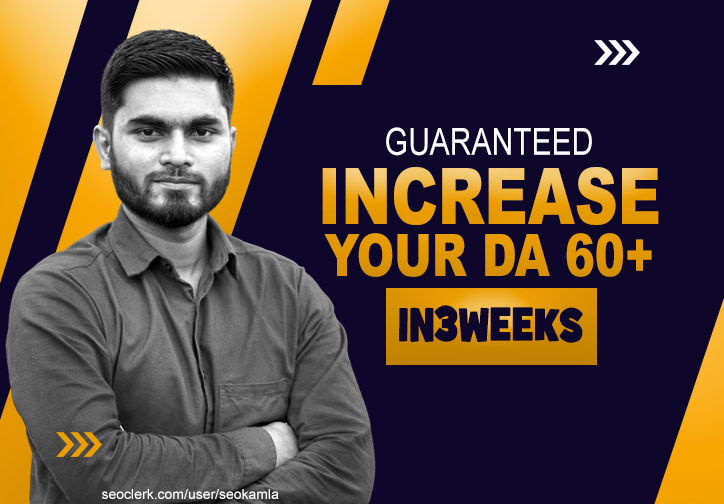 Guaranteed in 2021 Increase Your Domain Authority Moz DA to 60+ within 3 Weeks