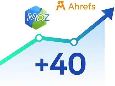 Increase Moz DA and Ahrefs DR Simultaneously to 40+ 