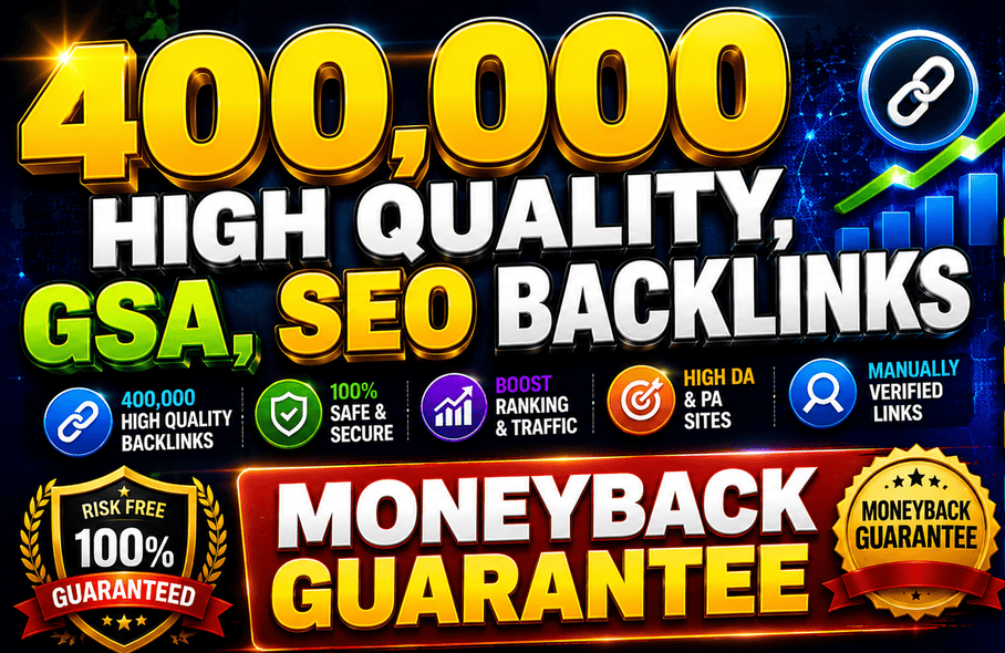 Get Rank with 400,000 High Quality, GSA, SEO Backli...