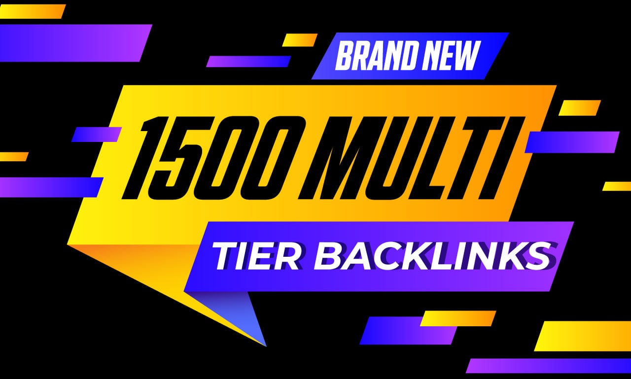 Get Top website Ranking with 1500 Premium Multi Tier High Authority SEO Backlinks